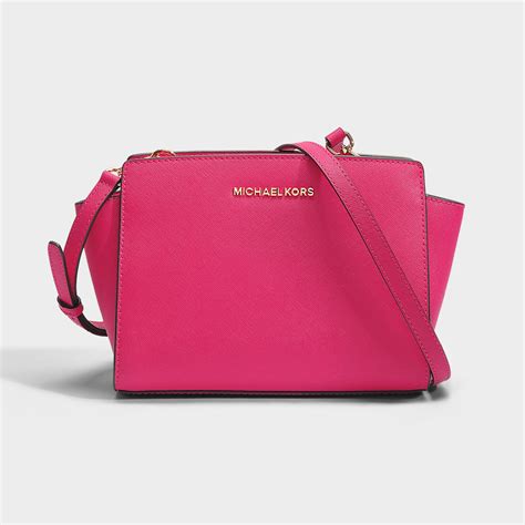 michael kors michael michael kors selma medium messenger|Michael Kors selma saffiano.